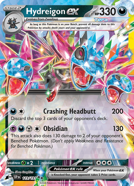 ウィッグ・エクステ hydreigon Hydreigon ex — Pokedecks4u